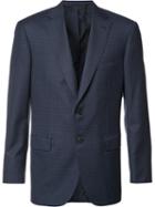 Brioni Classic Blazer, Men's, Size: 54, Blue, Wool