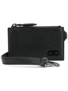 Salvatore Ferragamo Top Zip Wallet - Black