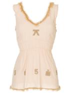 Chanel Vintage Sleeveless Flared Top - Pink & Purple