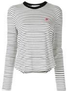 Philosophy Di Lorenzo Serafini Striped Pattern Jumper - White