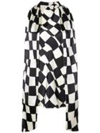 Oscar De La Renta Geometric Print Blouse - Black