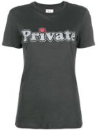 Zoe Karssen Private Print T-shirt - Black
