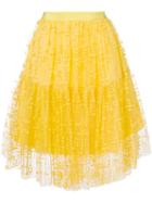 Si-jay Midi Tulle Skirt - Yellow