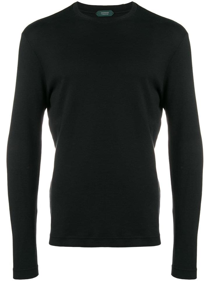 Zanone Classic Sweatshirt - Black