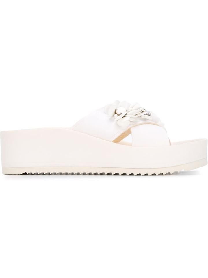 P.a.r.o.s.h. Embellished Platform Sliders