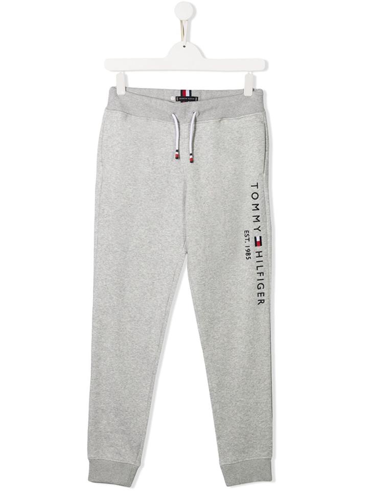 Tommy Hilfiger Teen Logo Print Joggers - Grey