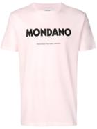 Wood Wood Mondano Slogan T-shirt - Pink & Purple