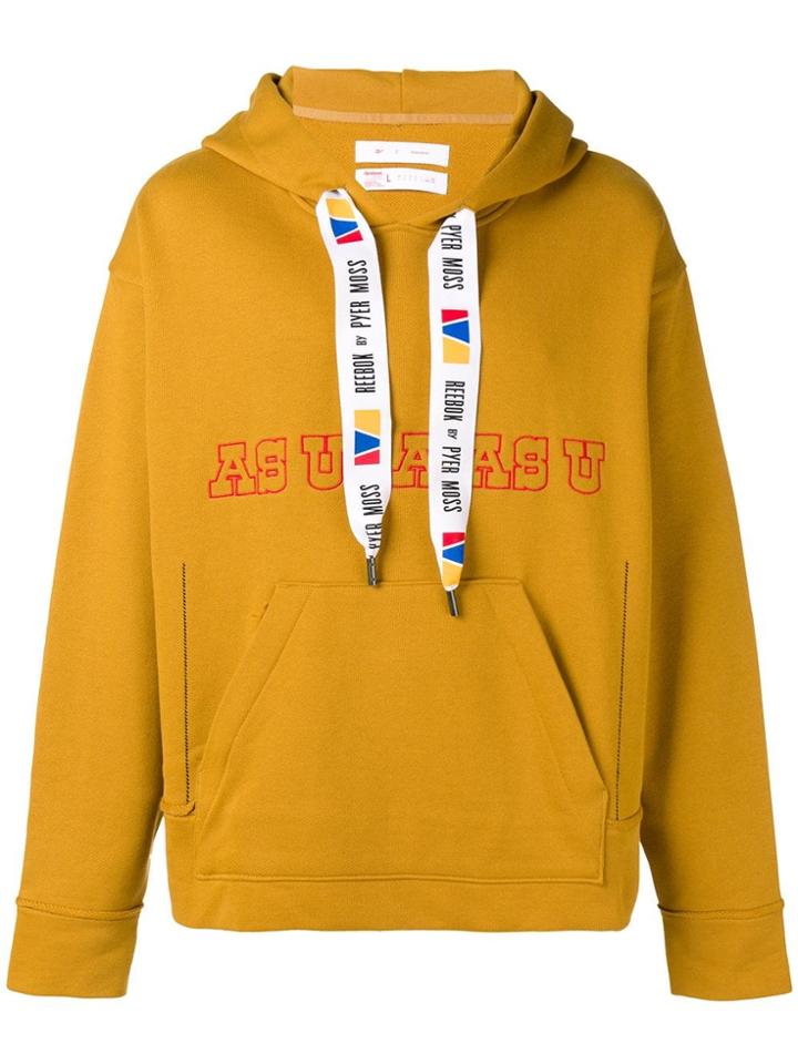 Reebok By Pyer Moss Embroidered Hoodie - Yellow & Orange