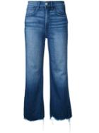 3x1 - Cropped Flared Jeans - Women - Cotton/spandex/elastane - 27, Women's, Blue, Cotton/spandex/elastane