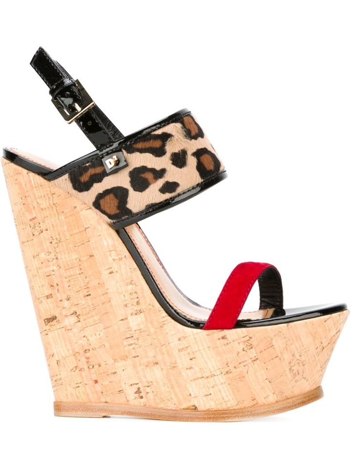 Dsquared2 Cork Wedge Heels