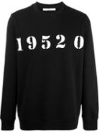 Givenchy Number Print Sweatshirt, Men's, Size: Small, Black, Cotton