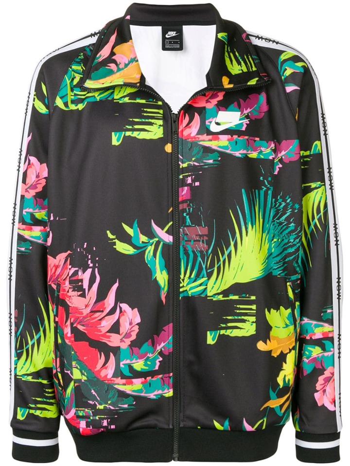 Nike Palm Print Track Jacket - Black