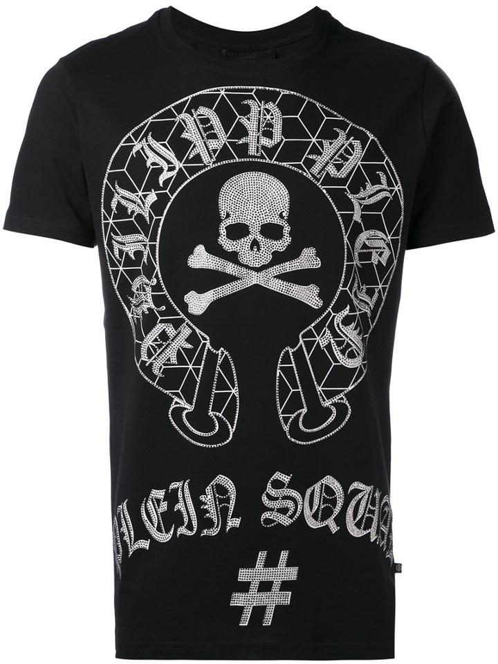 Ame T-shirt - Men - Cotton - S, Black, Cotton, Philipp Plein