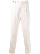 Brunello Cucinelli Pintuck Detail Trousers - White