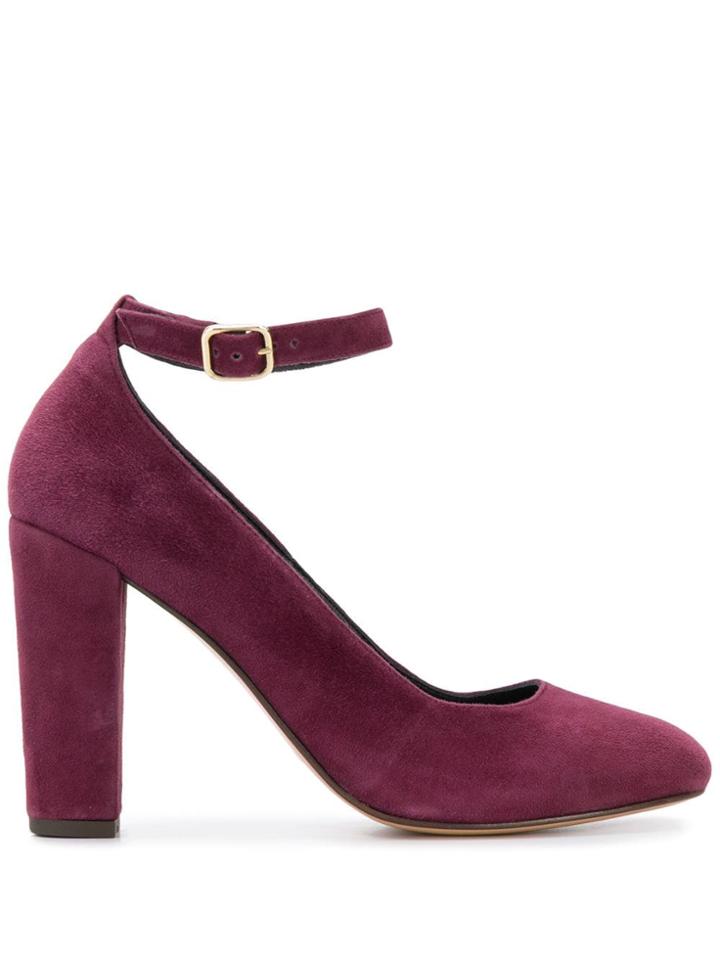 Tila March Side-buckle Pumps - Purple