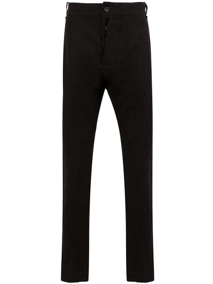 Masnada Slim-leg Trousers - Black