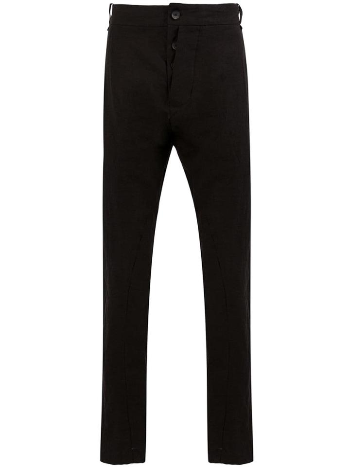 Masnada Slim-leg Trousers - Black