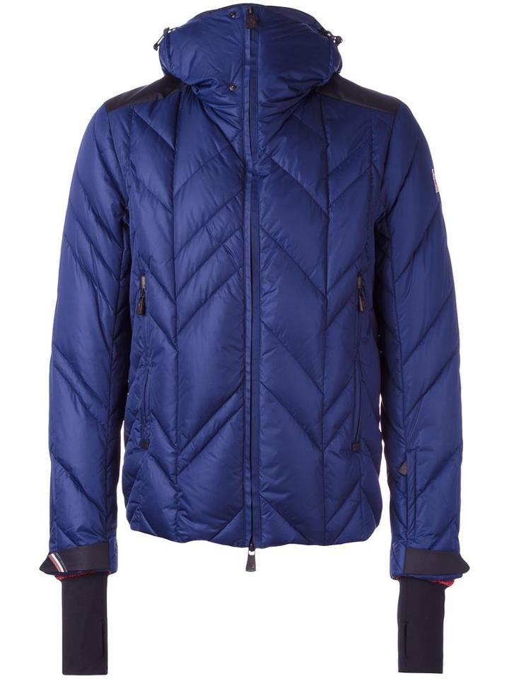 Moncler Grenoble 'corbier' Padded Jacket, Men's, Size: 3, Blue, Feather Down/polyamide/polyester