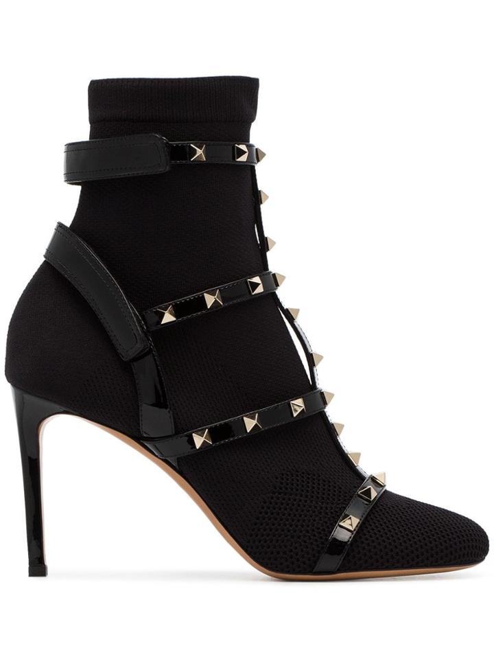 Valentino Valentino Garavani Rockstud Bodytech Boots - Black