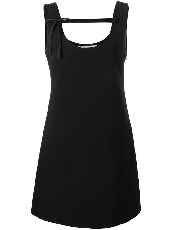 Prada Bow Detail Dress - Black