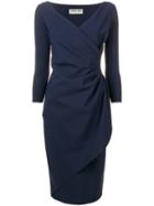 Le Petite Robe Di Chiara Boni Wrap Dress - Blue