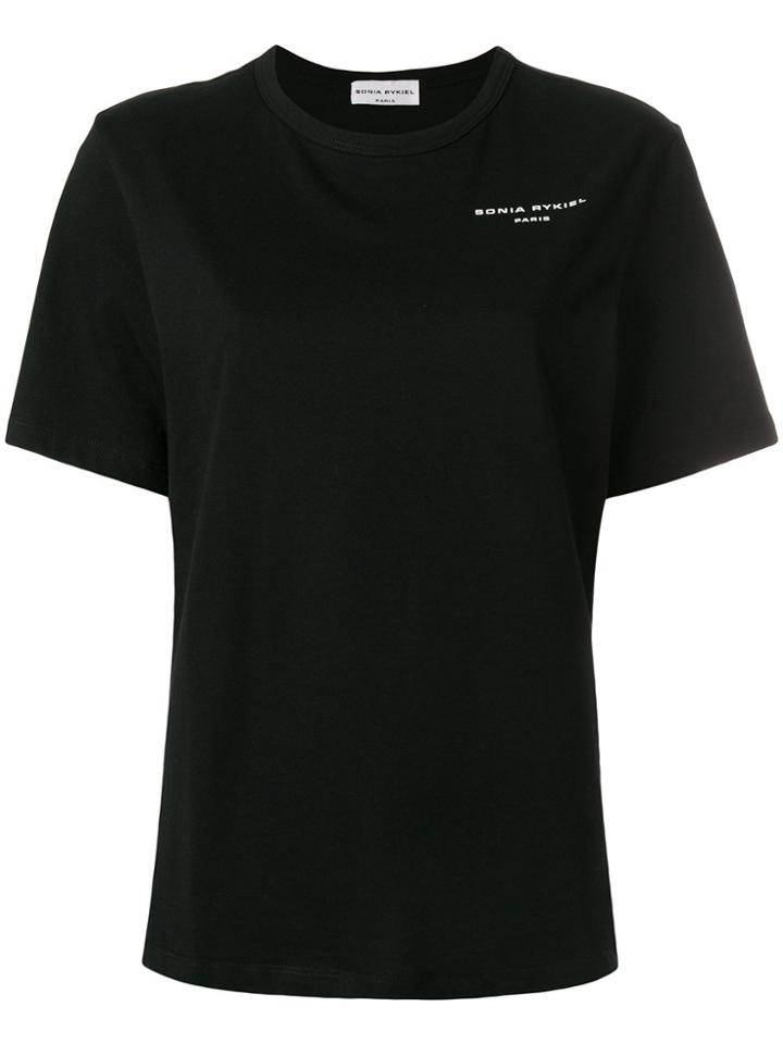 Sonia Rykiel Logo T-shirt - Black