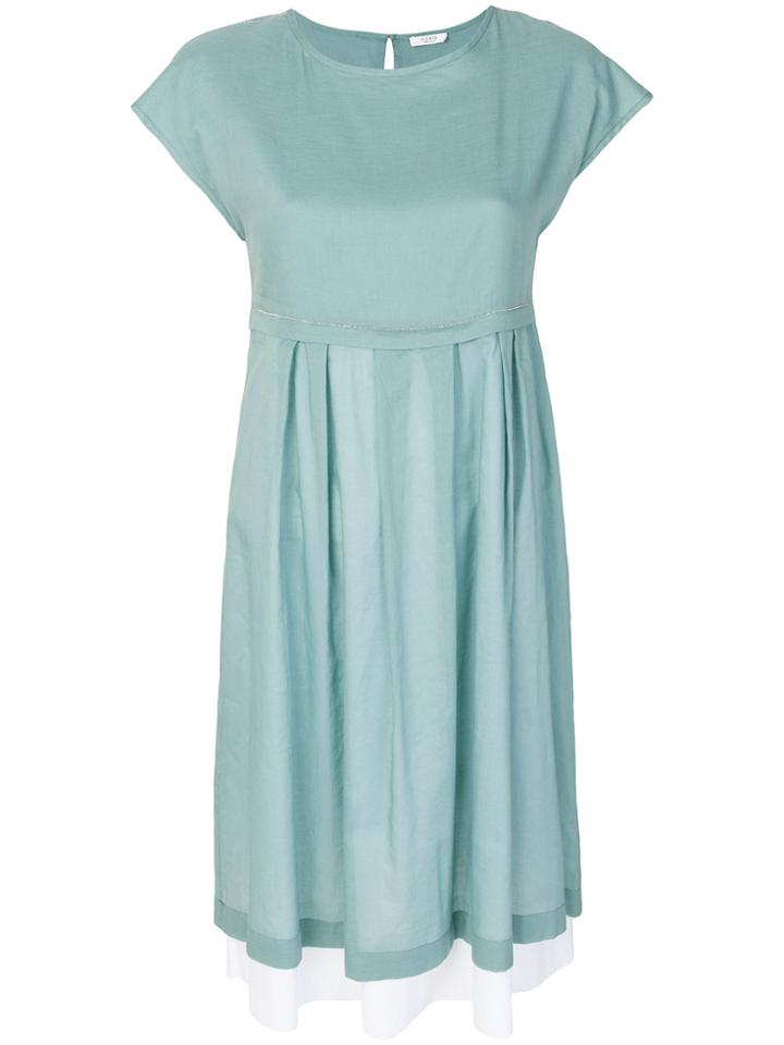 Peserico Flared Dress - Blue