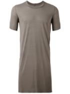 Rick Owens Long Length T-shirt, Men's, Size: Large, Green, Silk/viscose