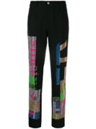 Iceberg Rhinestone Detail Trousers - Black