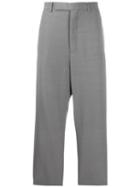 Rick Owens Cropped Astaires Trousers - Grey