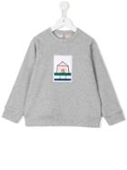 Marni Kids House Patch Sweatshirt, Girl's, Size: 12 Yrs, Grey