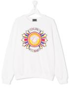 Young Versace Teen Medusa Print Sweatshirt - White