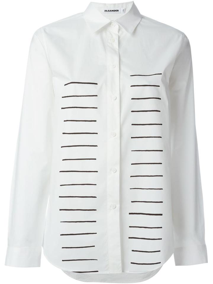 Jil Sander Horizontal Stripes Shirt