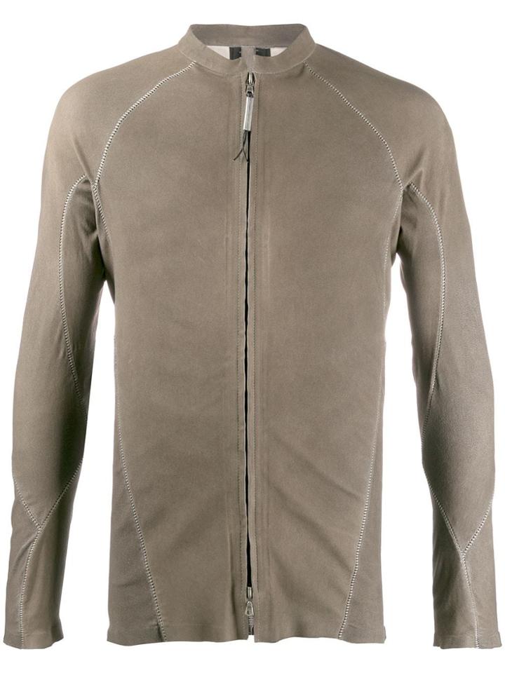 Isaac Sellam Experience Rear Zip Shirt Jacket - Grey