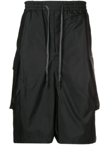 Devoa Cargo Shorts - Black