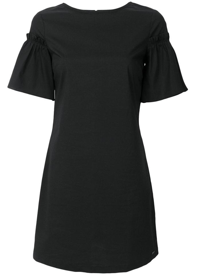 Armani Exchange Flared Sleeve Dress - Black