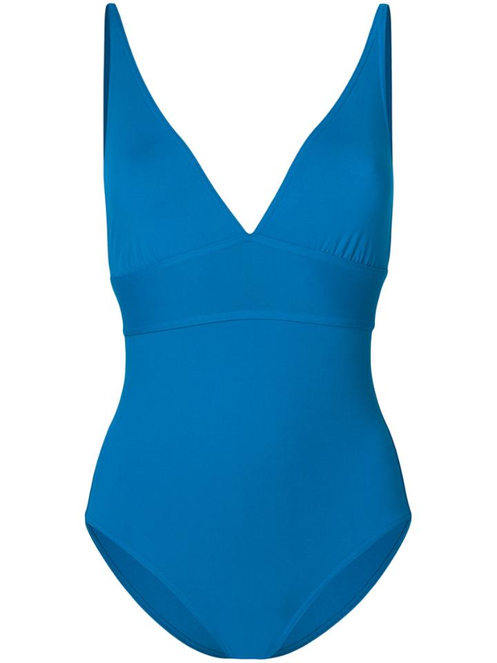 Eres Slim V-neck Swimsuit - Blue