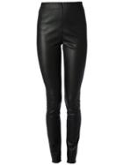 By Malene Birger 'elenaso' Skinny Trousers, Women's, Size: 40, Black, Leather