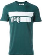 Mcq Alexander Mcqueen Stripe Logo Print T-shirt
