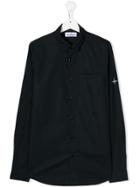 Stone Island Junior Logo Patch Shirt - Blue