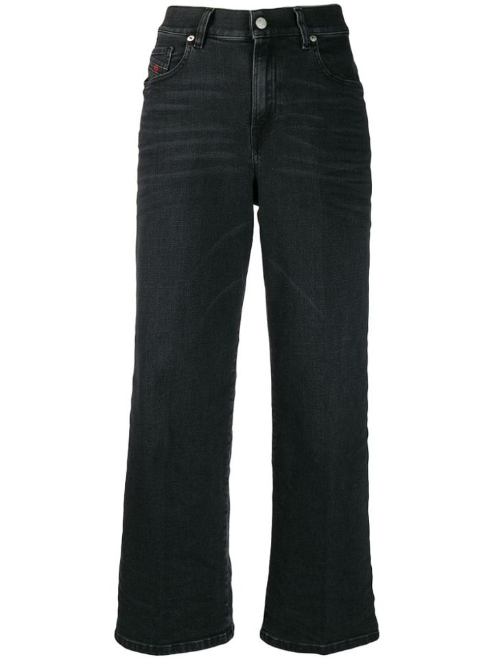 Diesel Widee High-waisted Jeans - Black