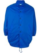 Ganryu Comme Des Garcons Poncho Jacket, Adult Unisex, Size: Small, Blue, Nylon/polyester