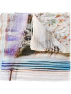 Faliero Sarti - 'chal' Scarf - Women - Silk/modal - One Size, Grey, Silk/modal