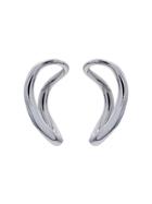 Charlotte Chesnais Metallic Silver Small Slide Earrings