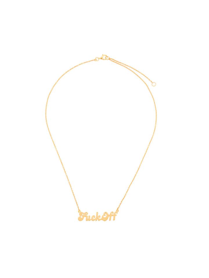 True Rocks F Necklace - Metallic