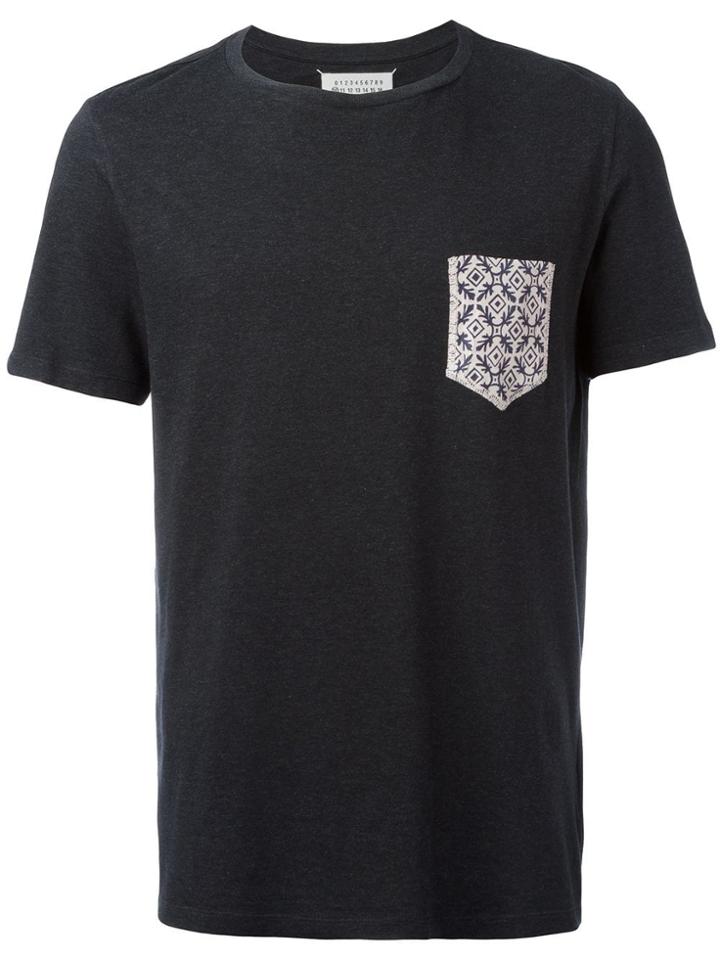 Maison Margiela Printed Pocket T-shirt - Black