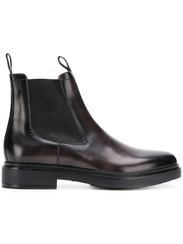 Santoni Chelsea Ankle Boots - Grey