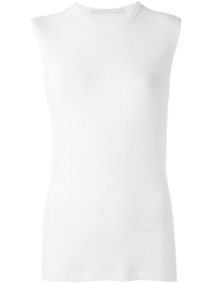 Rosetta Getty Side Slits Tank - White