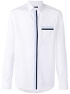 Kenzo - Contrast Ribbon Shirt - Men - Cotton - 43, White, Cotton