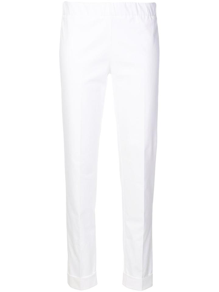 P.a.r.o.s.h. Slim Fit Trousers - White